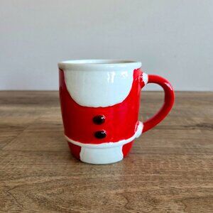 Royal Norfolk Santa Red Suit mug. Christmas Holiday mug.